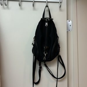 Rebecca Minkoff Convertible Mini Julian Nylon Backpack in Black